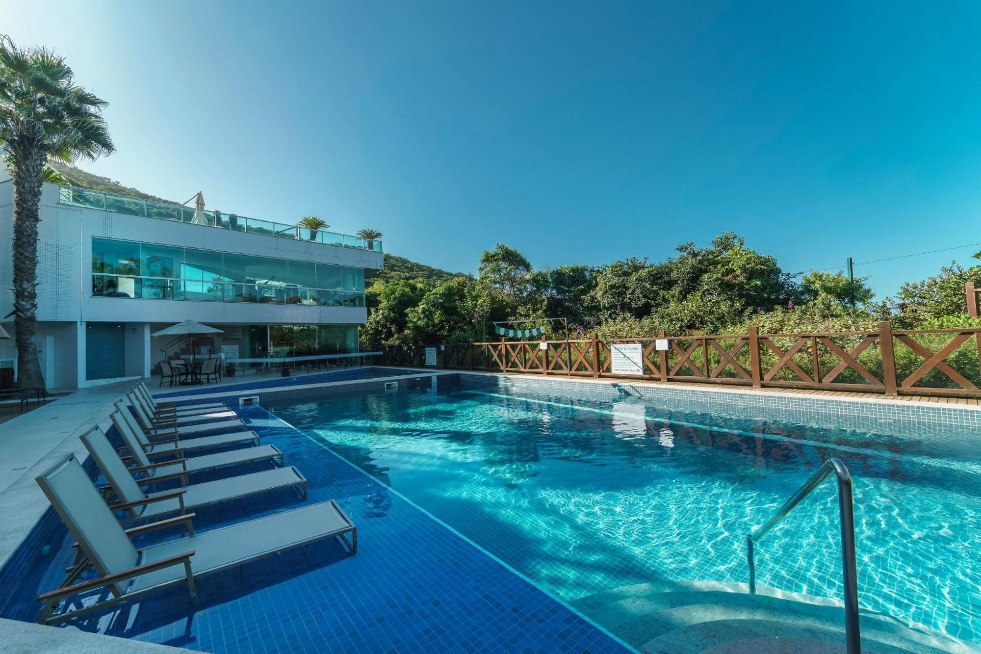 Varandas Do Atlantico 101A - Excelente Apartamento Em Condominio De Luxo A Beira Mar - Piscina Climatizada - Academia - Bombinhas Eksteriør bilde